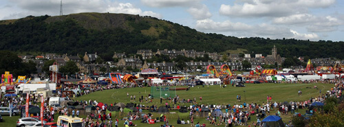 Photo: Burntisland Links and highland games arena